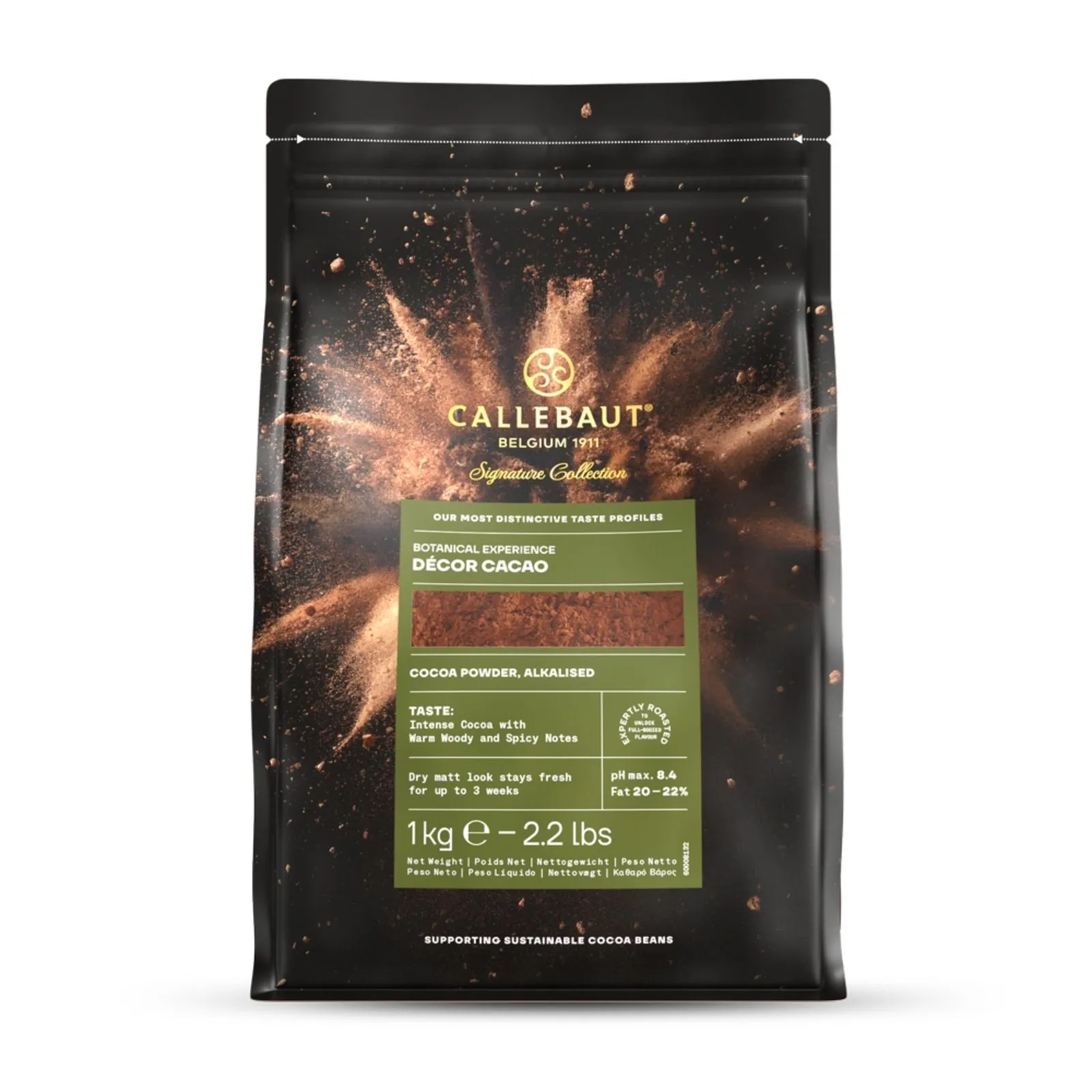 cacaoさま専用 Callebaut Signature Collection Cocoa Powder; Botanical Decor Cacao